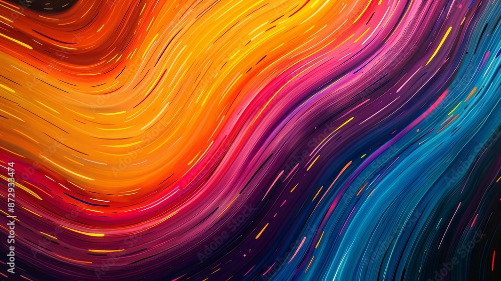 Vibrant abstract lines backdrop Vibrant abstract lines backdrop