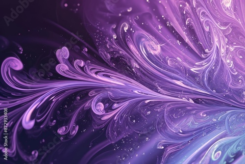 Purple wallpaper with a swirly background, Purple wallpaper with a swirly background image, AI generated