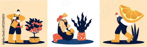 Gardening activities and the beauty of nature