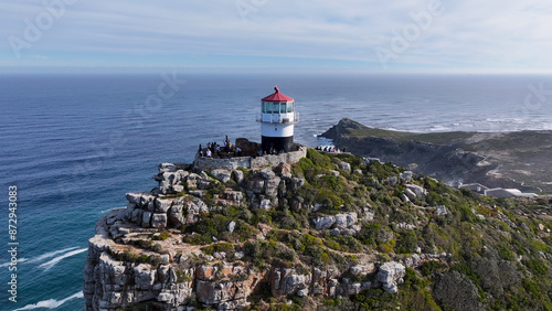 Famous Cape Point At Cape Town In Western Cape South Africa. Table Mountain National Park. Famous Cape Point. Cape Town At Western Cape South Africa. Tourism Travel. Stunning Skyline.