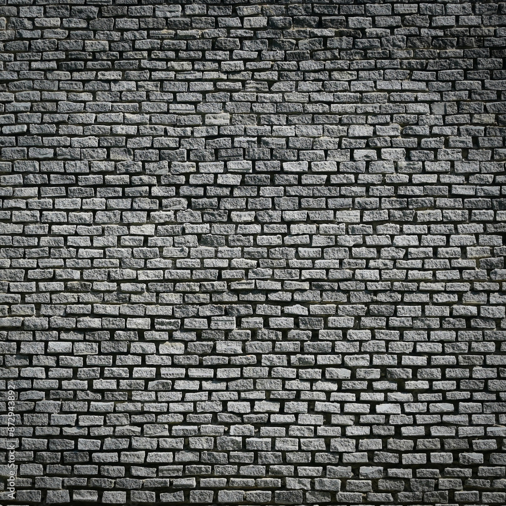 Obraz premium grey brick wall background design, construction industry