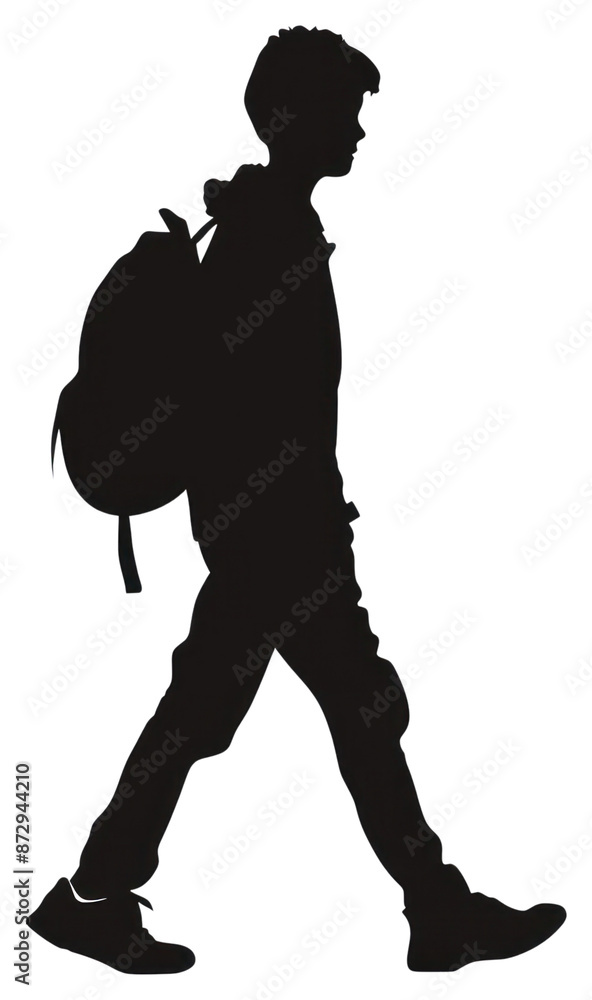 PNG School kid walking silhouette clothing footwear backpack. PNG School kid walking silhouette clothing footwear backpack.