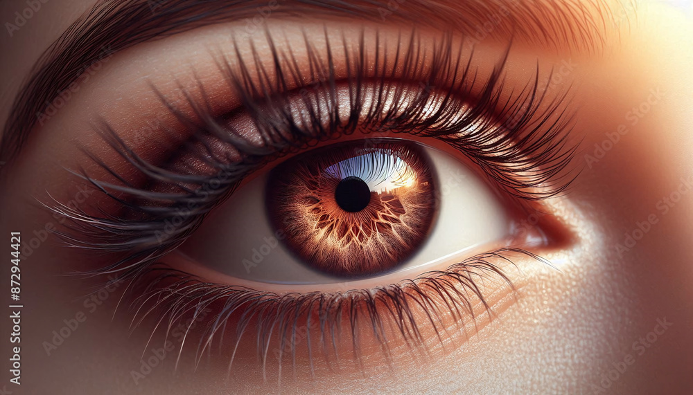 Fototapeta premium Intense Close-Up of Eye