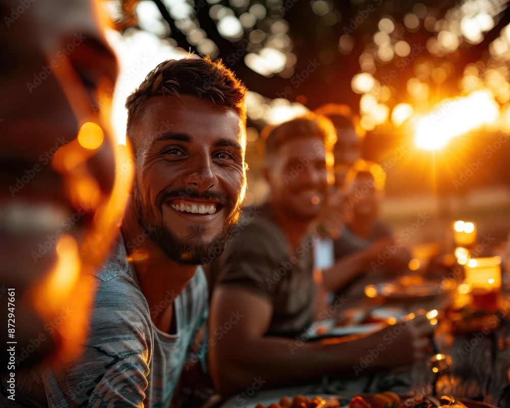 Group of friends laughing in a park, bright sunny day, high detail, joyful and energetic expressions, high resolution, lush green surroundings, picnic setup, casual and fun scene Group of friends laughing in a park, bright sunny day, high detail, joyful and energetic expressions, high resolution, lush green surroundings, picnic setup, casual and fun scene