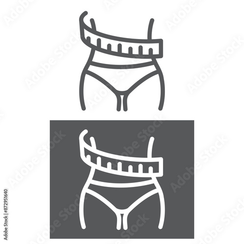 Creative Diet icon for web design, apps, software, print usage.