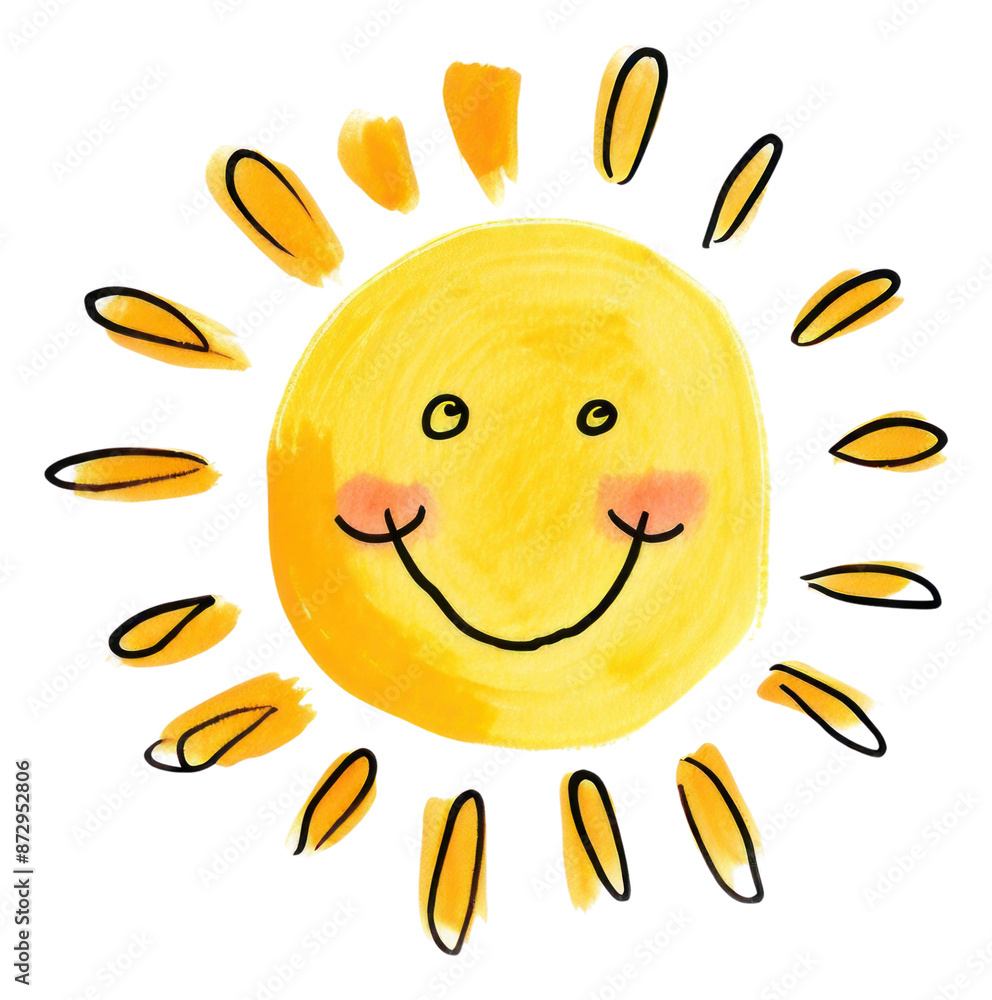 PNG Sun cartoon white background happiness. PNG Sun cartoon white background happiness.
