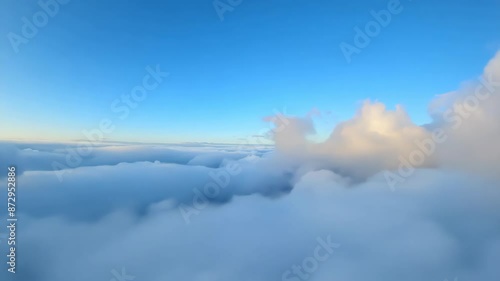 Continuous FPV flight through thick clouds at high altitude