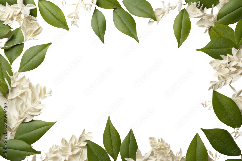 PNG Summer leaves frame backgrounds flower plant. PNG Summer leaves frame backgrounds flower plant.