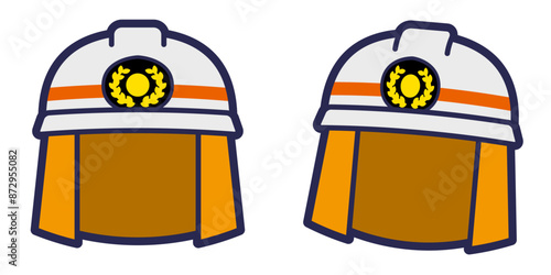 消防士の帽子_セット