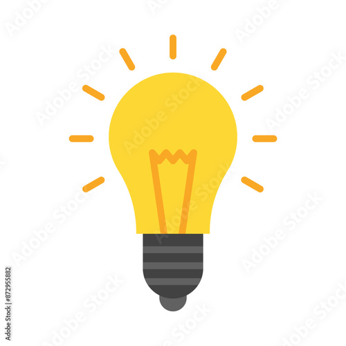 Bulb flat icon
