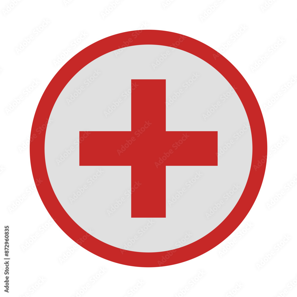 hospital sign flat icon hospital sign flat icon