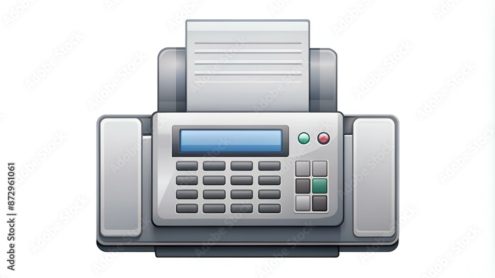 Fax Machine Vector Icon Fax Machine Vector Icon