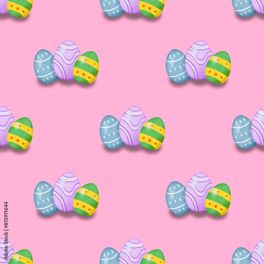 easter eggs seamless pattern easter eggs seamless pattern