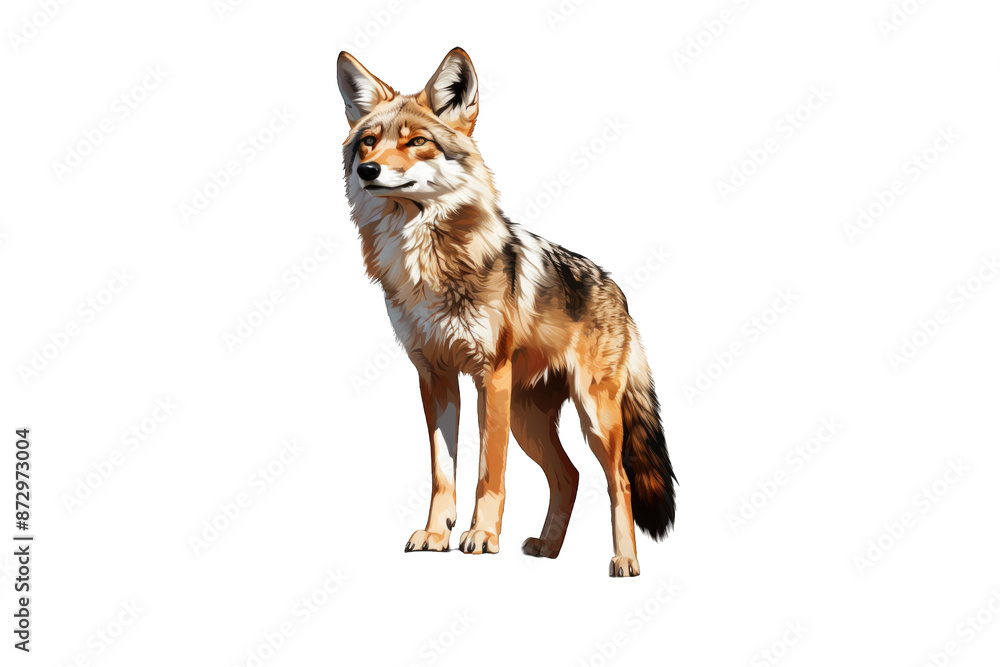 Fototapeta premium Coyote (PNG 7776x5184)