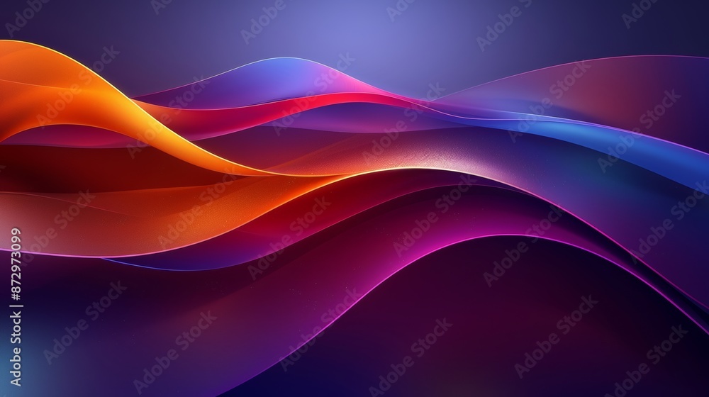 Fluid abstract background with colorful gradient Fluid abstract background with colorful gradient