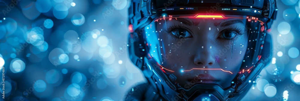 soldier of the future, Game concept, games of the future, ideal for articles about cyber sportsmen, about new games, ideal for sites with a PC gaming theme, copy space, place for text soldier of the future, Game concept, games of the future, ideal for articles about cyber sportsmen, about new games, ideal for sites with a PC gaming theme, copy space, place for text