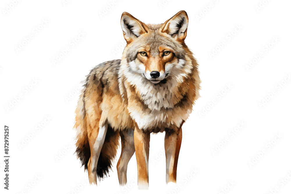 Obraz premium Coyote (PNG 7776x5184)