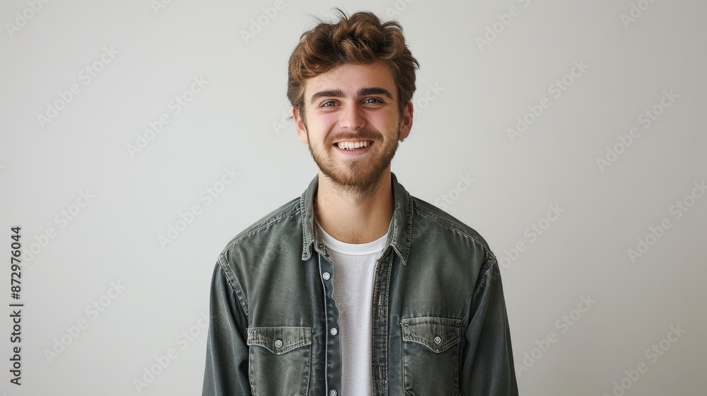 Obraz premium The smiling young man