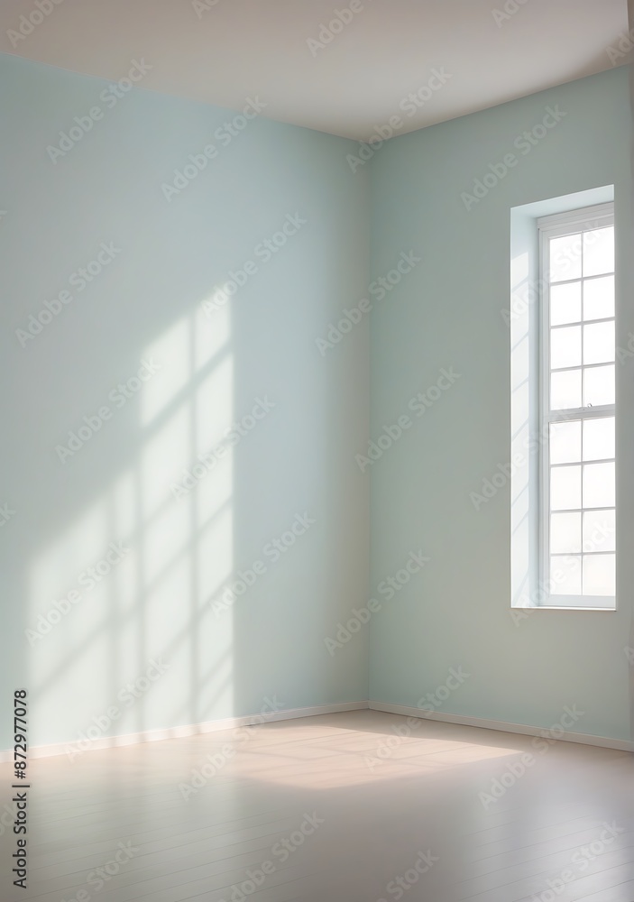 Minimalist Empty Studio Room With Blurred shadow Gentle Lights On Pastel Wall Minimalist Empty Studio Room With Blurred shadow Gentle Lights On Pastel Wall