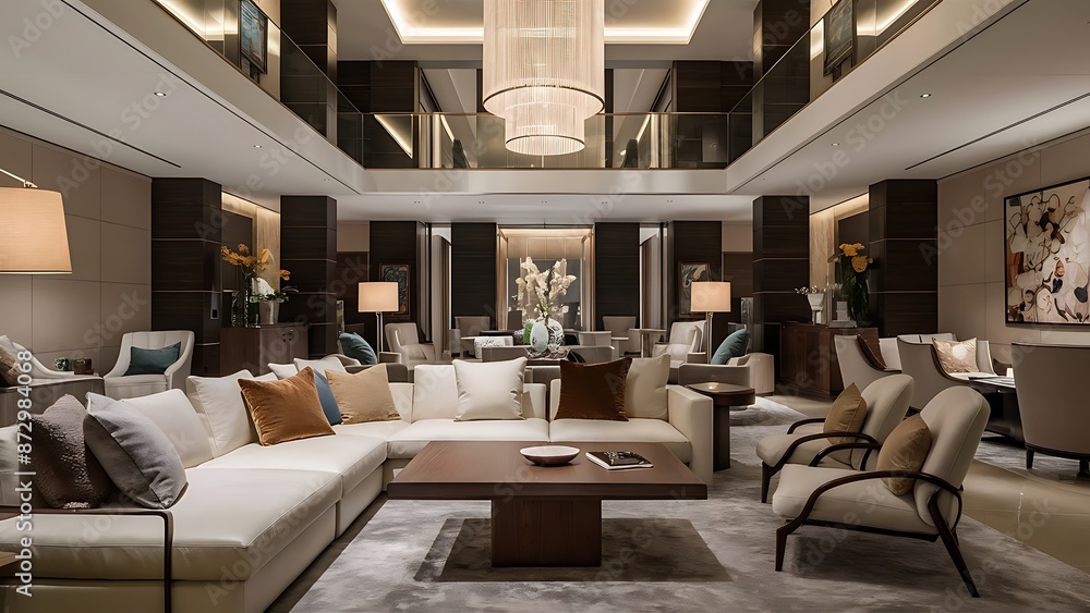 Classy living room with nice furniture Classy living room with nice furniture