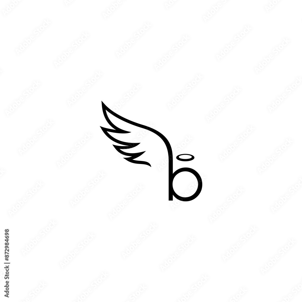 ALPHABET AND NUMBER COMBINING WITH WING OF ANGEL ALPHABET AND NUMBER COMBINING WITH WING OF ANGEL