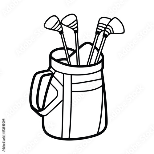 Golfer coloring pages for coloring book