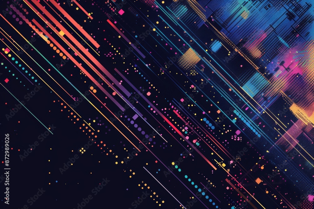 A gray background with pink, mint, and blue highlights is framed by interlaced digital glitching and distortion. It is based on a futuristic cyberpunk design. A gray background with pink, mint, and blue highlights is framed by interlaced digital glitching and distortion. It is based on a futuristic cyberpunk design.