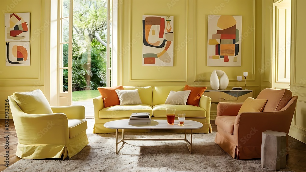 Sunny Yellow Living Room Sunny Yellow Living Room