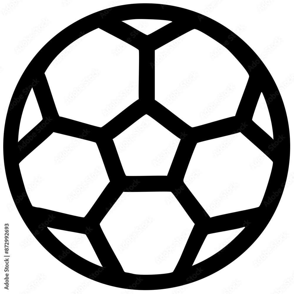 Bola de futebol branca com linhas pretas Bola de futebol branca com linhas pretas