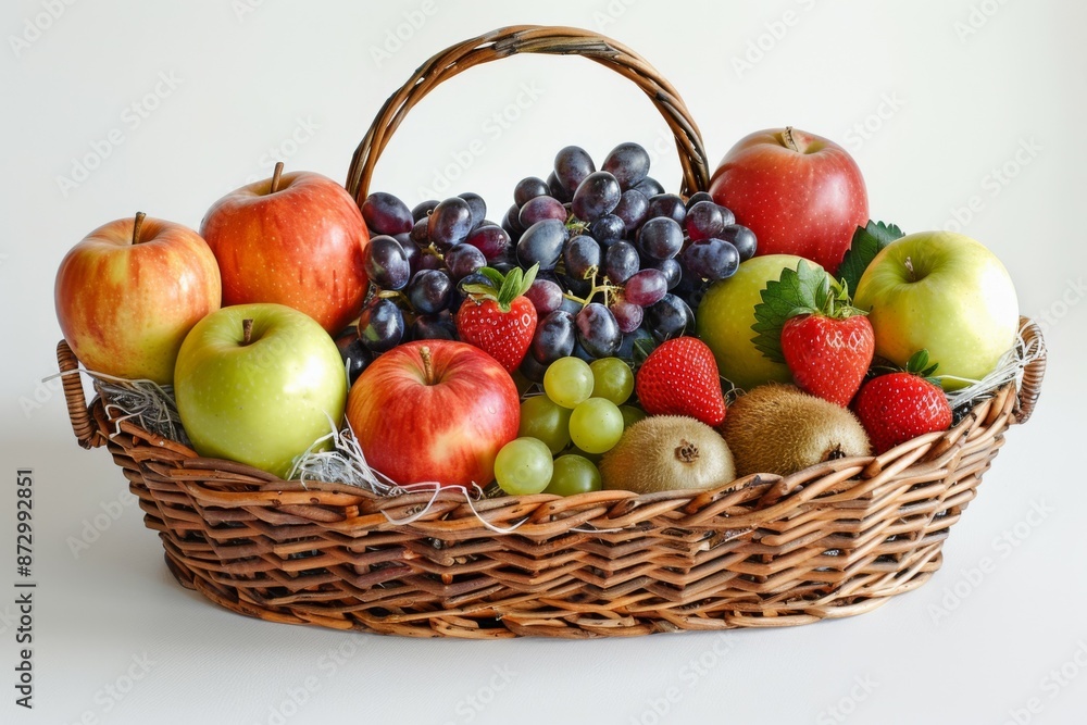 Basket of Mixed Fresh Fruits Basket of Mixed Fresh Fruits