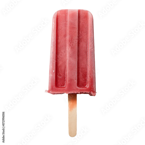 Red Popsicle on transparent Background