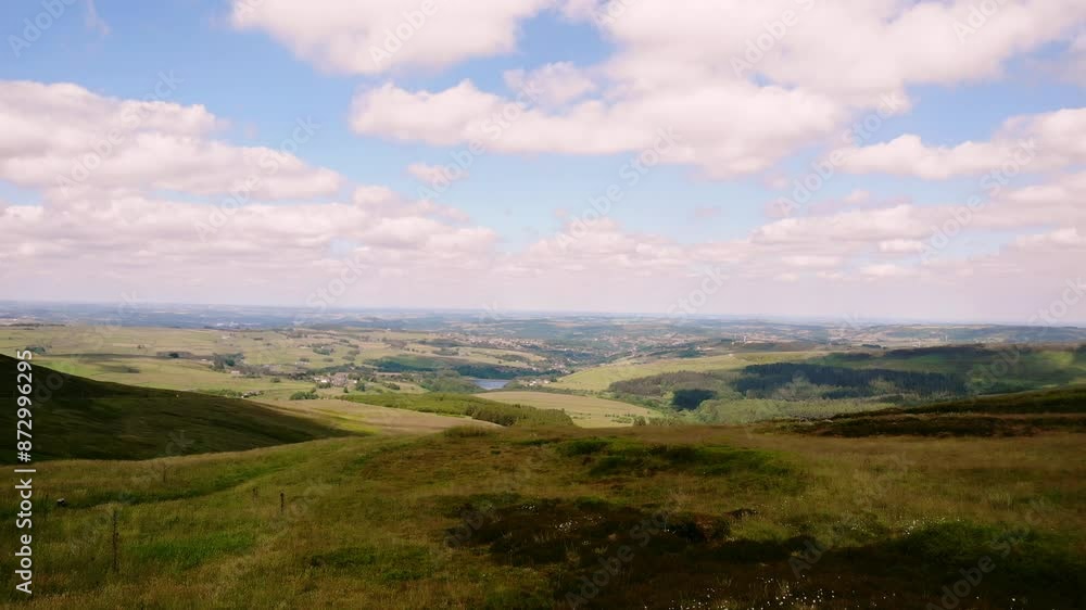 Peak District National Park countryside landscape in Holmfirth Yorkshire Peak District National Park countryside landscape in Holmfirth Yorkshire