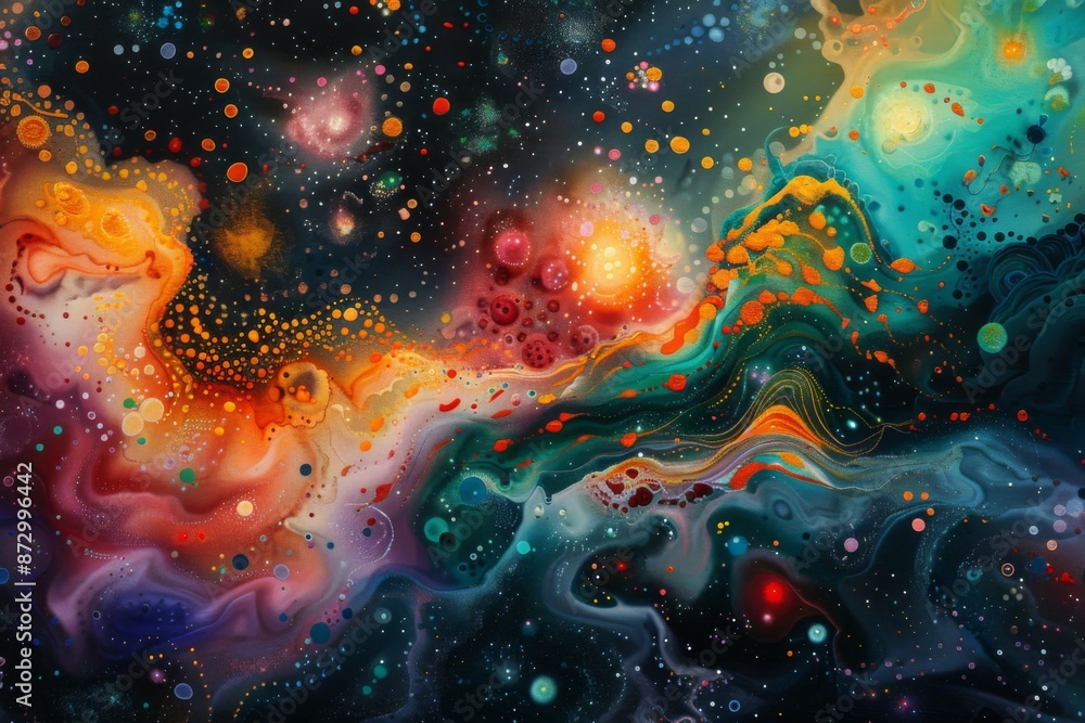 Colorful Cosmic Abstract