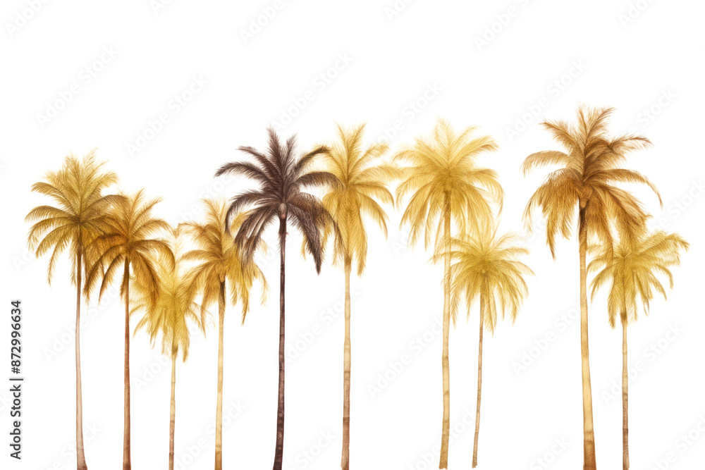 Obraz premium PNG Palm tree nature backgrounds outdoors.