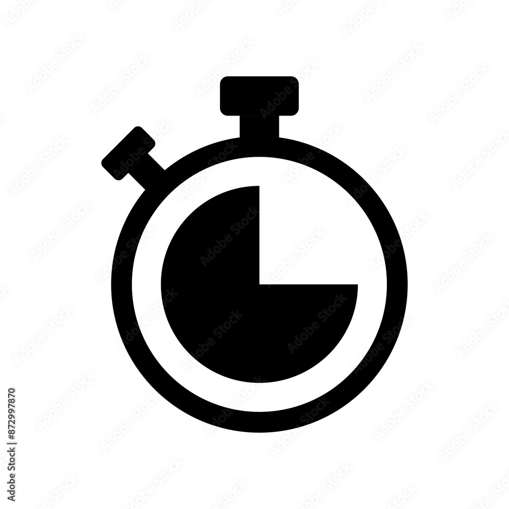 stopwatch icon, modern vector isolated on white background. stopwatch icon, modern vector isolated on white background.