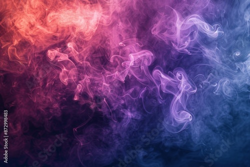 Abstract colorful smoke background © Sandu