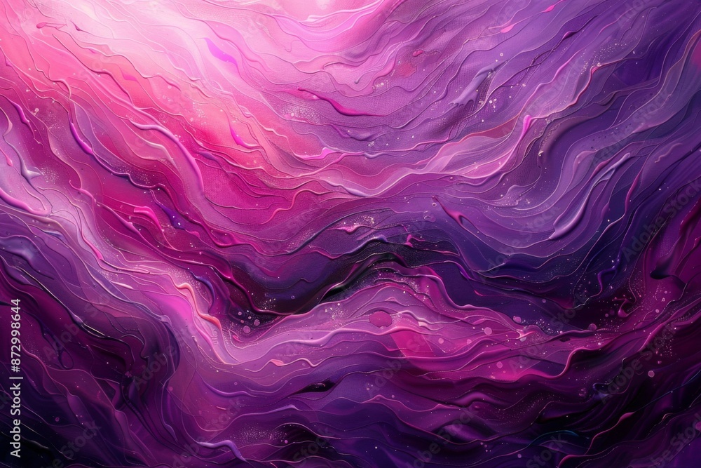Abstract Flowing Pink and Purple Art Abstract Flowing Pink and Purple Art