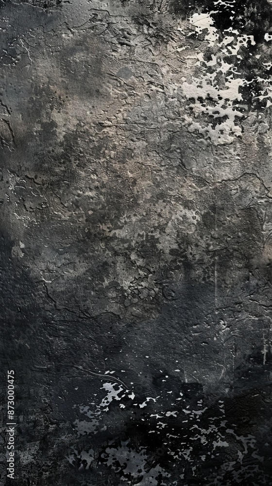 Rough black grunge textured wall background Rough black grunge textured wall background