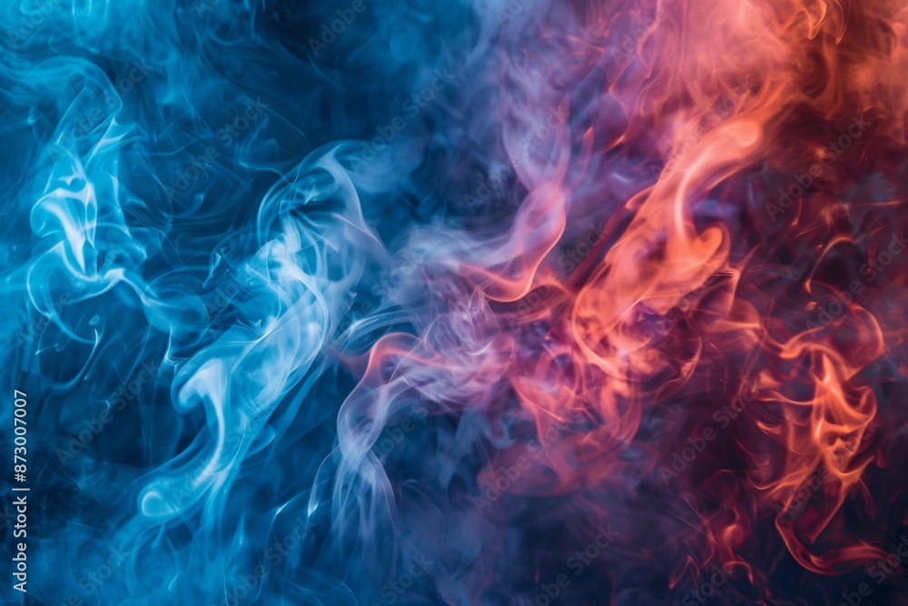 Fototapeta premium Fire and Ice Fusion