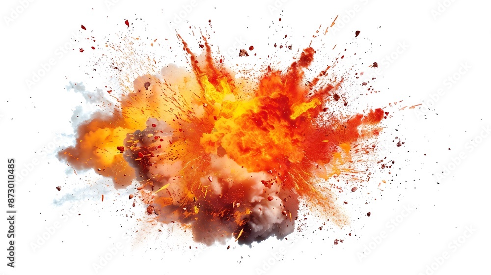 Dramatic Explosion Captured in a Stunning Image Dramatic Explosion Captured in a Stunning Image