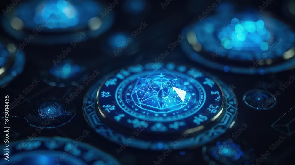 A hightech personal security service equips clients with enchanted amulets and protective charms that ward off dangers and provide supernatural alerts