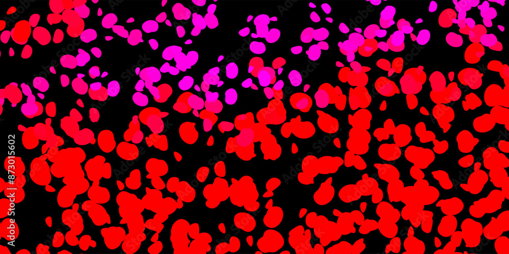 Dark pink, red vector background with random forms. Dark pink, red vector background with random forms.