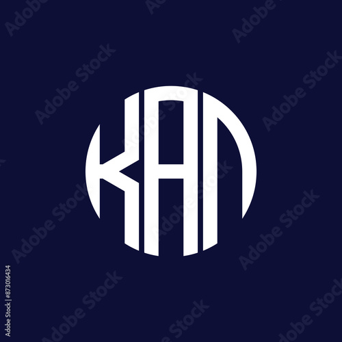 kan circle logo design
