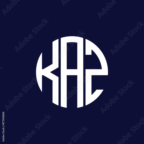kaz circle logo design