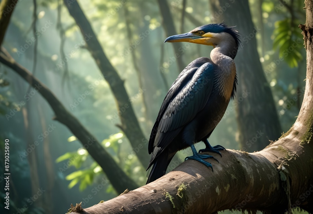 Obraz premium commorant bird
