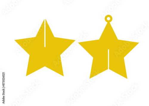 Estrella navideña para Corte MDF vectorizada