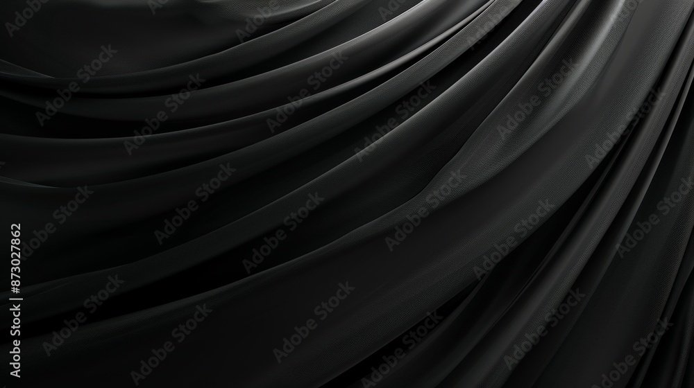 Fototapeta premium a black style powerpoint slide template, 
