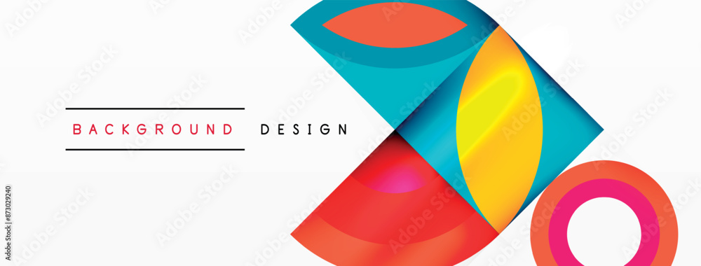Circles and petals. Geometric beautiful abstract minimal template for Wallpaper, Banner, Background, Card, Book Illustration, landing page Circles and petals. Geometric beautiful abstract minimal template for Wallpaper, Banner, Background, Card, Book Illustration, landing page