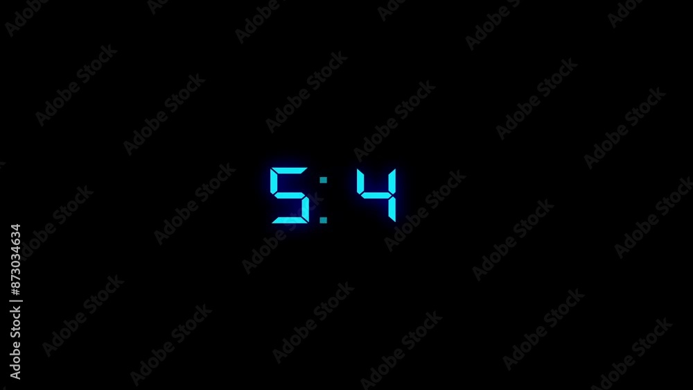 Digital 10 Second Countdown Digital 10 Second Countdown