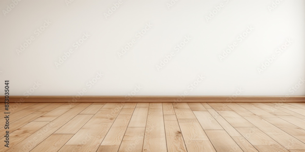 Empty Room with Wooden Floor Empty Room with Wooden Floor